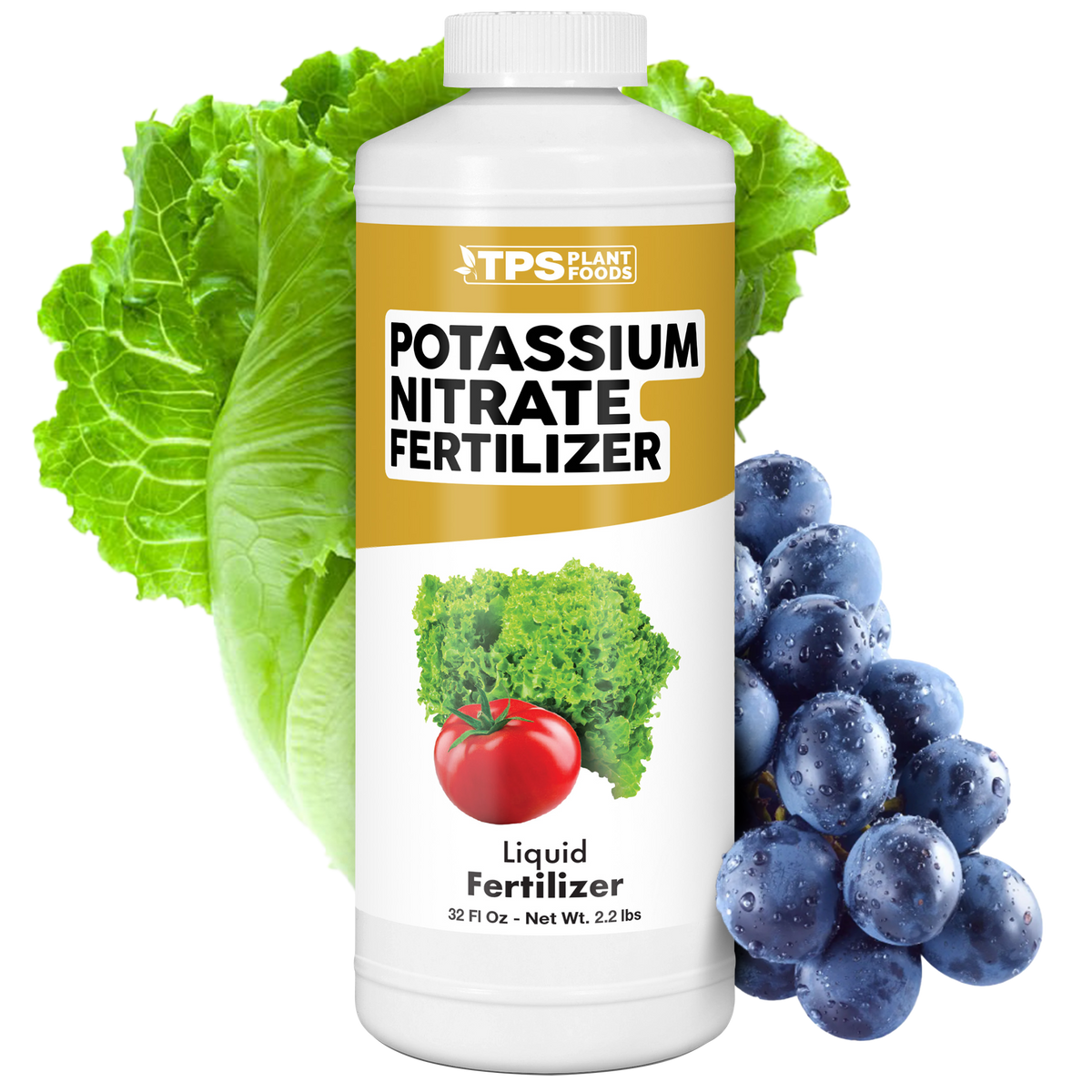 TPS Plant Foods Potassium Nitrate Fertilizer 3-0-10, 32 oz bottle [wrap]