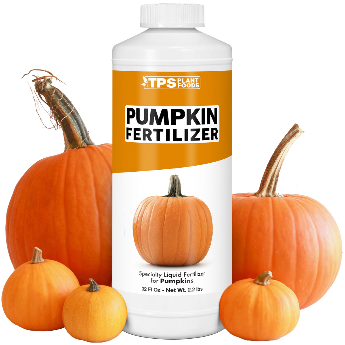 TPS Plant Foods Pumpkin Fertilizer 3-3.6-5.1, 32 oz bottle