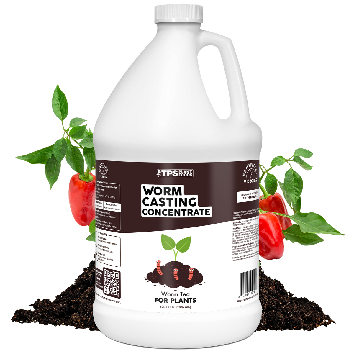 Worm Castings Concentrate - 128 Ounce