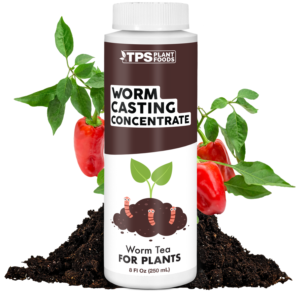 Worm Castings Concentrate - 8 Ounce