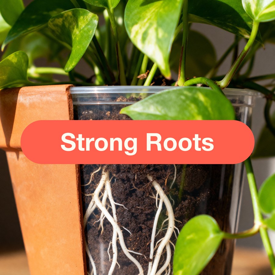 Supports healthy, resilient roots that absorb nutrients more effectively.